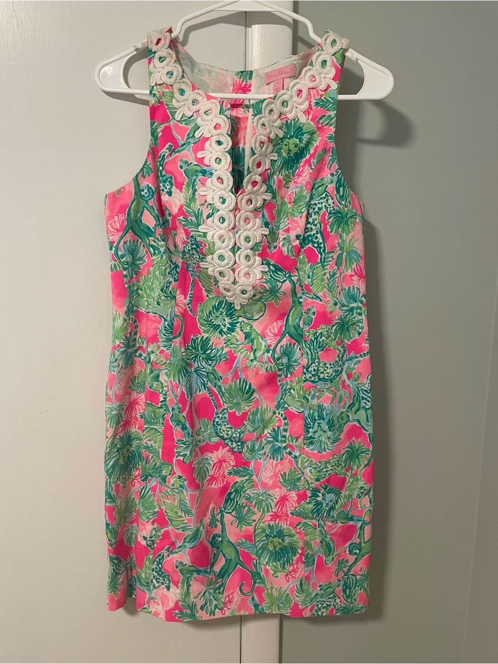 Lilly Pulitzer Pink Green Floral Dress